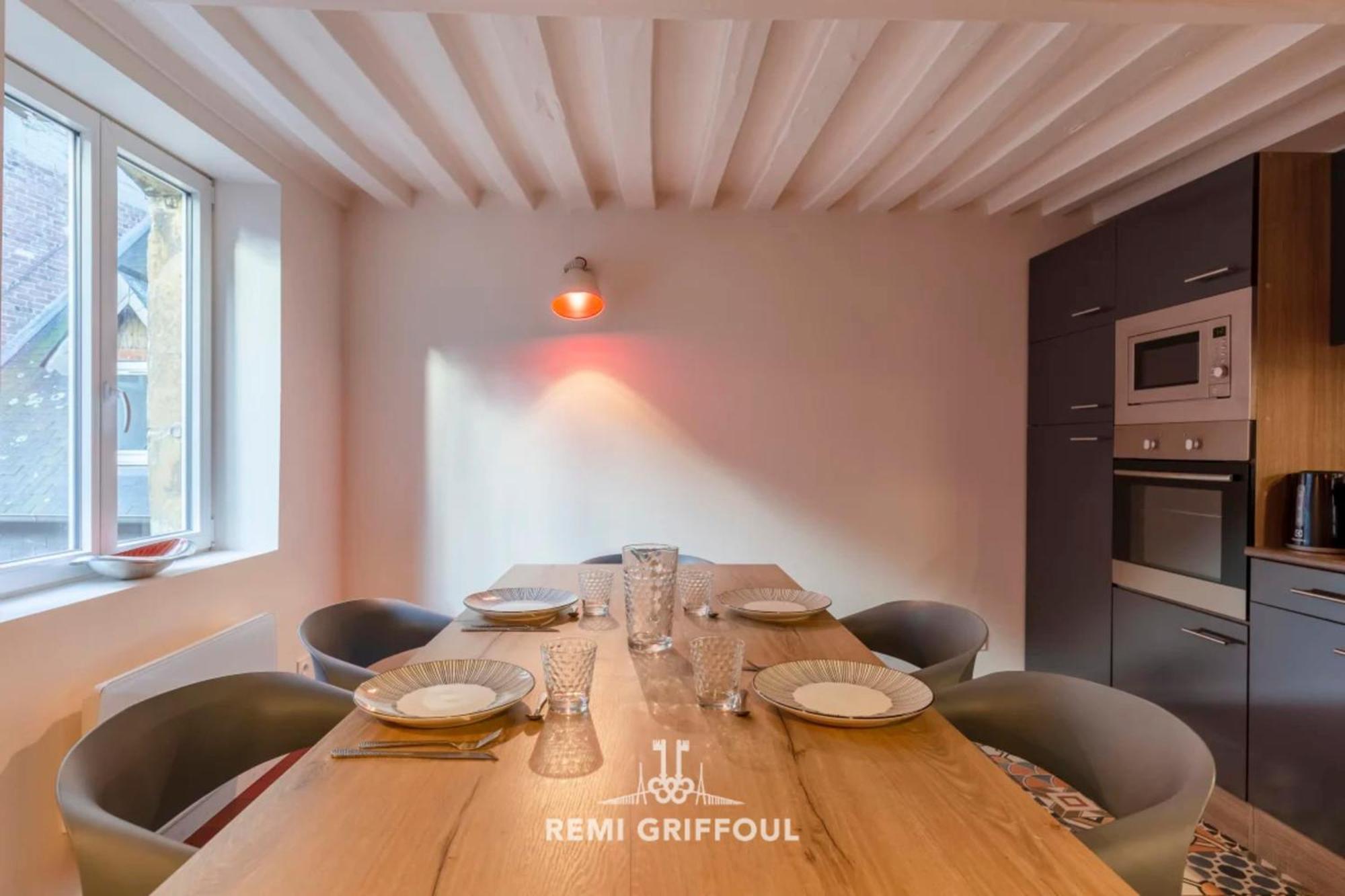 Le Reve D'Alice Charming Duplex 80 M 4 People Heart Of Honfleur Appartement Buitenkant foto